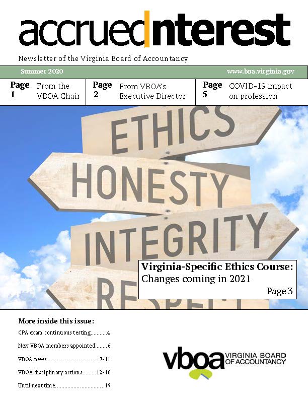 Boletín de 2020 de verano