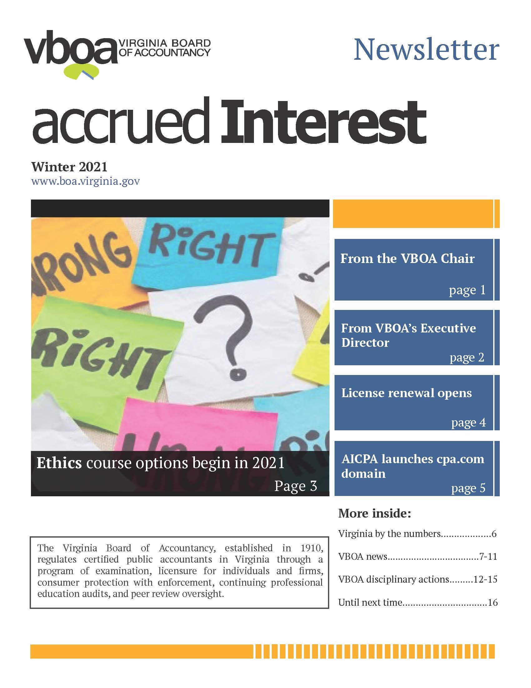 Boletín de 2021 de Invierno